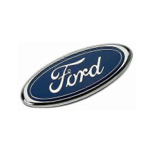 Blue 9 3 pin ford oval grille badge emblem for transit mk6 mk7 2006 - 2014