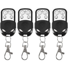 Universal Gate Remote, 4 Pcs Universal Wireless Car Remote Key Fob for Car Garage Door Gate Remote Control Universal Gate Hardware