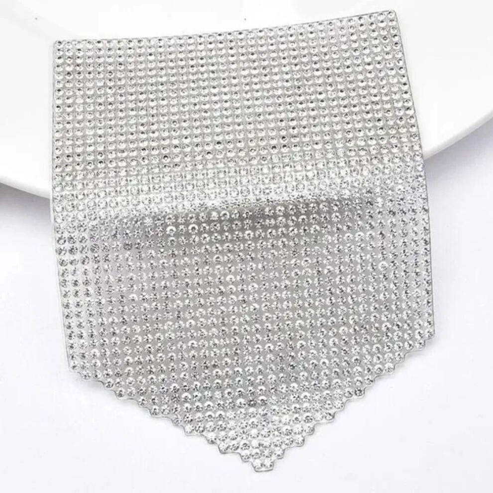 Bling Rhinestone Patches Rhinestone Jean Applique Fashion Crystal Pocket Sticker  Cloth