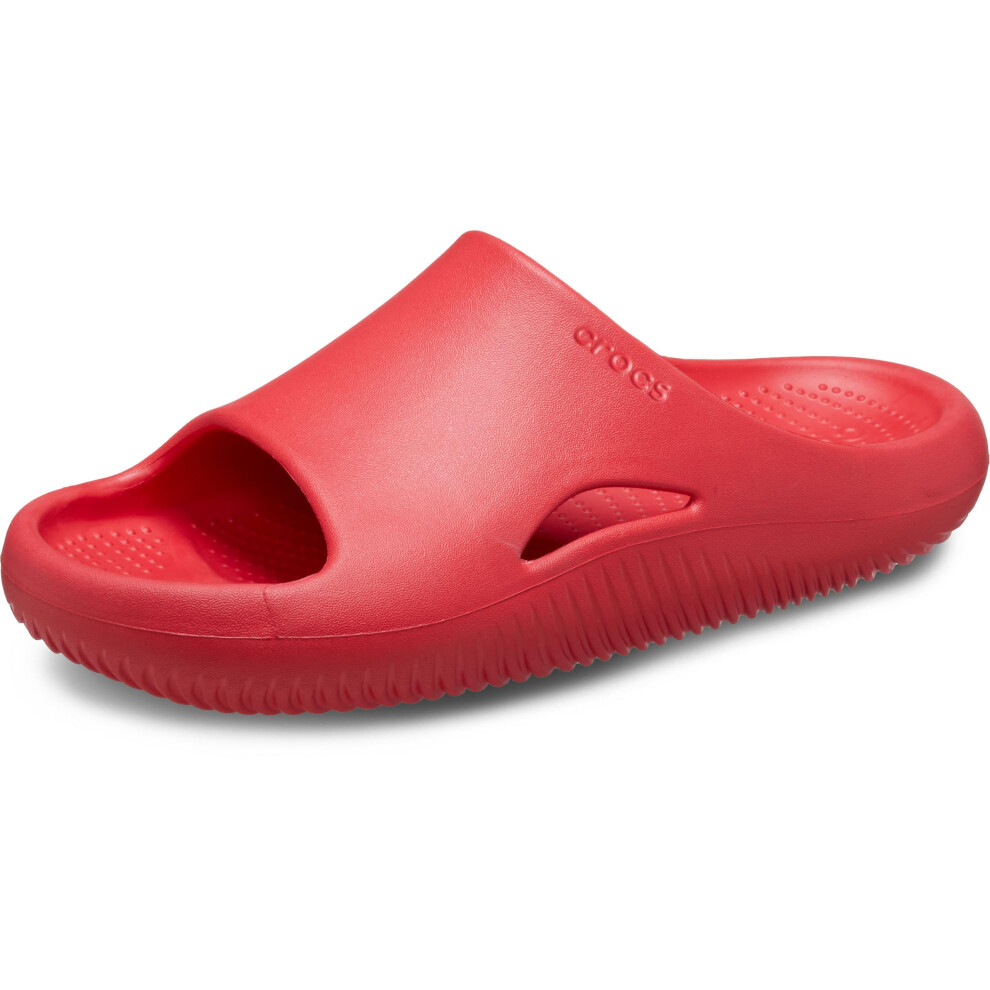 Crocs Unisex Mellow Slides Sandal  Varsity Red  6 US Men