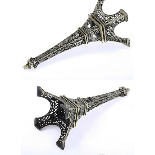 15cm Paris Eiffel Tower Iron Craft Architectural Model Office Home Decor Art Gift, Bronze 2