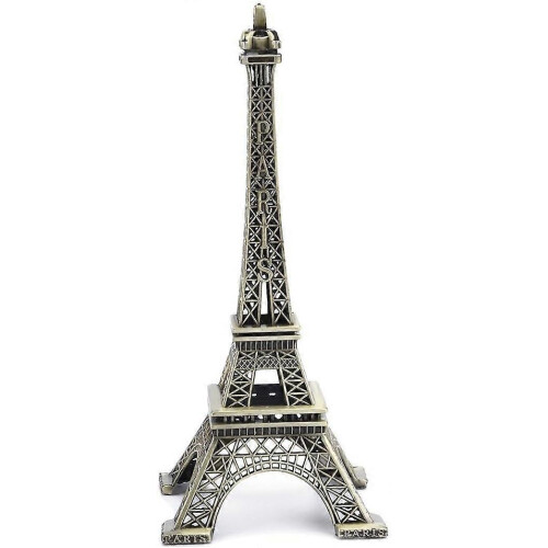 15cm Paris Eiffel Tower Iron Craft Architectural Model Office Home Decor Art Gift, Bronze