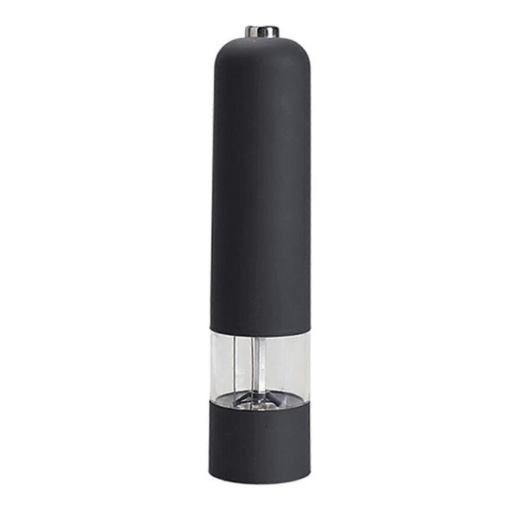 (Black) Electrical Salt Pepper Grinder Tall Shaker Black Peppercorn 3 Color Kitchenware