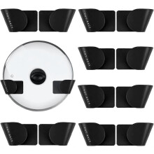 6 Pairs Set of Adjustable Lid Holders for Cabinet Door, Adjustable Pot Lid Organizer