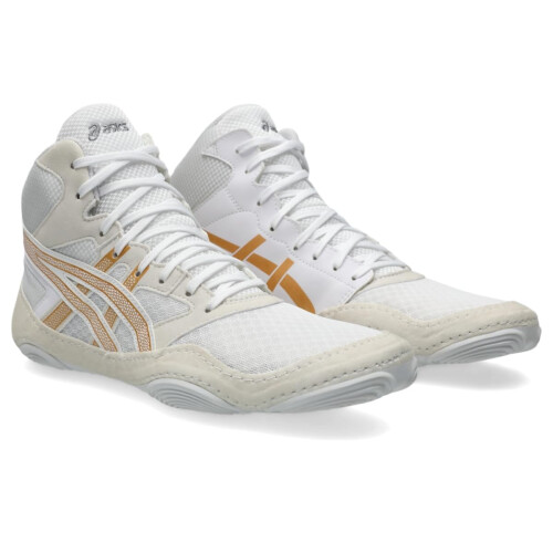 Asics ASICS Snapdown 4, Chaussures de Lutte pour Hommes 12 Blanc/Or Pur 2