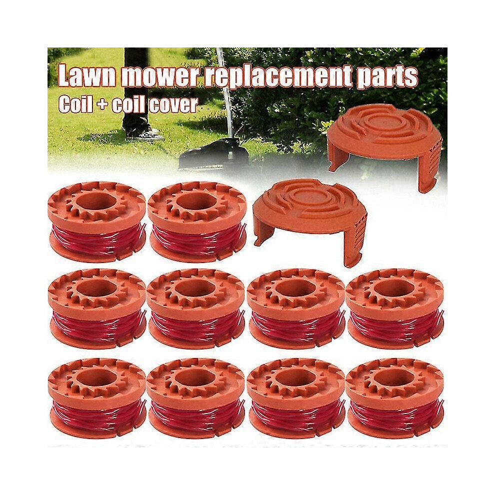 (4 Caps) Lawn Mower Replacement Kits Grass String Trimmer Spool Line Cap Cover With Trimmer Cap For Worx