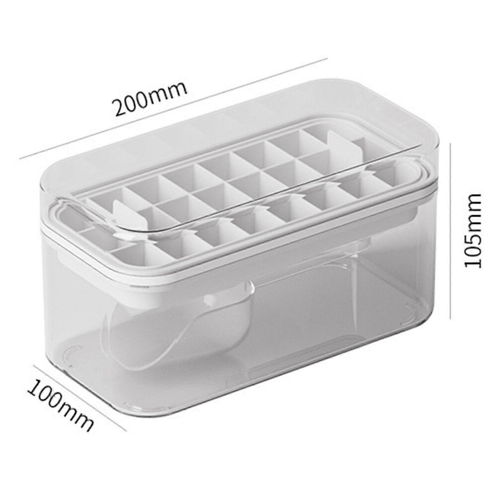 Ice Cube Stencil Large Capacity Ice Tray Ice Box with Lid Ice Storage Box Diy