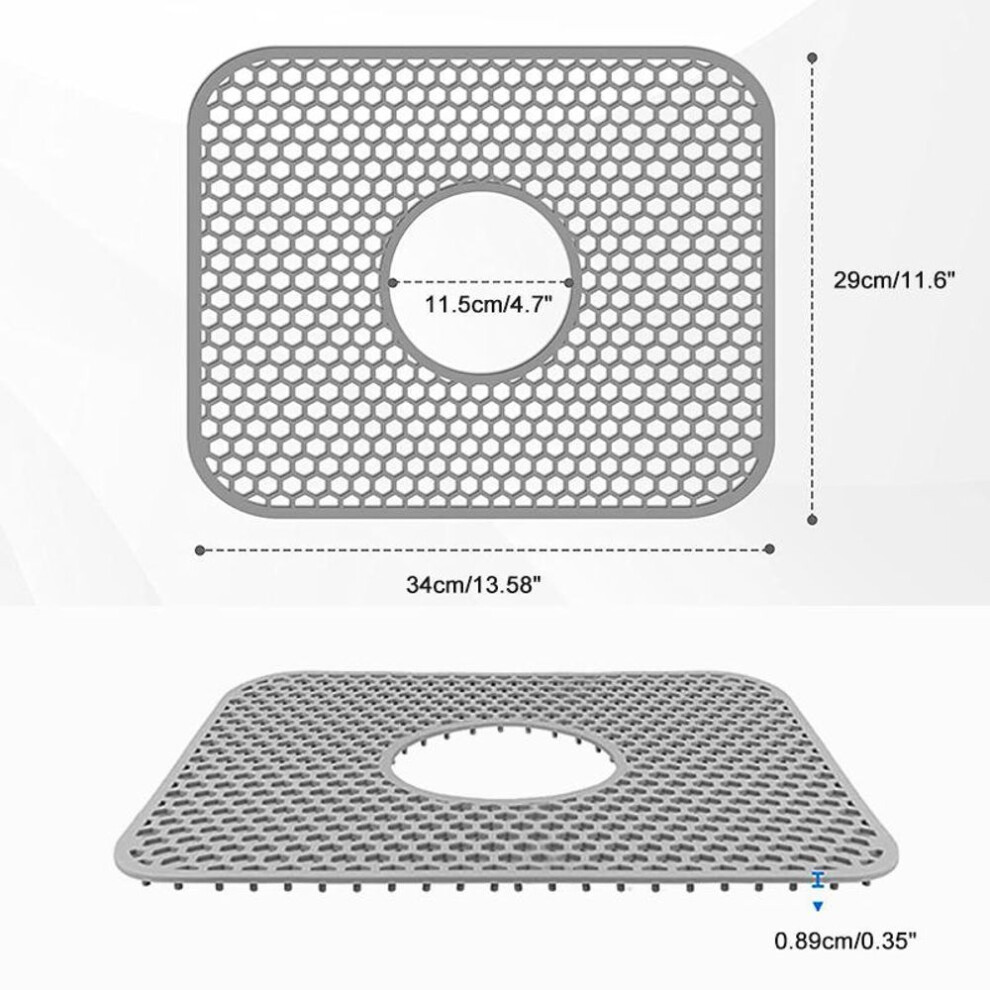 (grey, A) Sink Protectors For Kitchen Sink Sink Mat Grid Silicone Kitchen Sink Mat For Bottom Of Stainless Steel Sink Heat Resistant Mat
