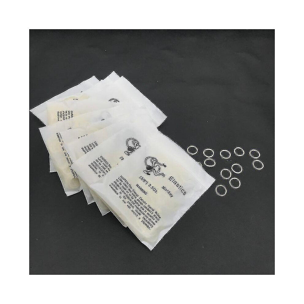 (3.5Oz Monkey-10packs) Tib  10packs/1000pcs Dental Elastic Rubber Bands Orthodontic Braces Bands  3.5oz/5oz/6.5oz Dental Orthodontic Product