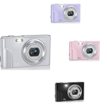 (Pink) 1080p 36.0 Mega Pixels Digital Camera With 16x Digital Zoom, Lcd Screen, Portable Mini Cameras For Students Teens - Refurbished