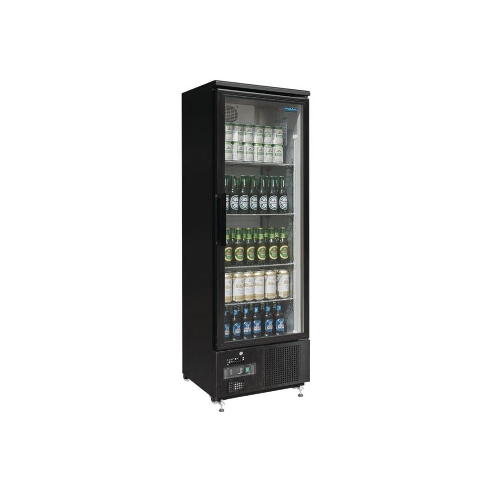 Polar G-Series Upright Back Bar Cooler with Hinged Door 307Ltr