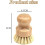 Bamboo Dish Brush,wooden Round 2