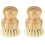 Bamboo Dish Brush,wooden Round 1