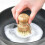 Bamboo Dish Brush,wooden Round 4