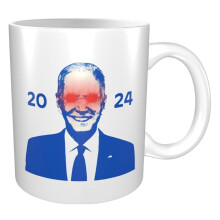 (White) Dark Brandon Biden 2024 Mug Vote Joe Pro Biden Mug 2024 Joe Biden's Campaign Mug,100% New