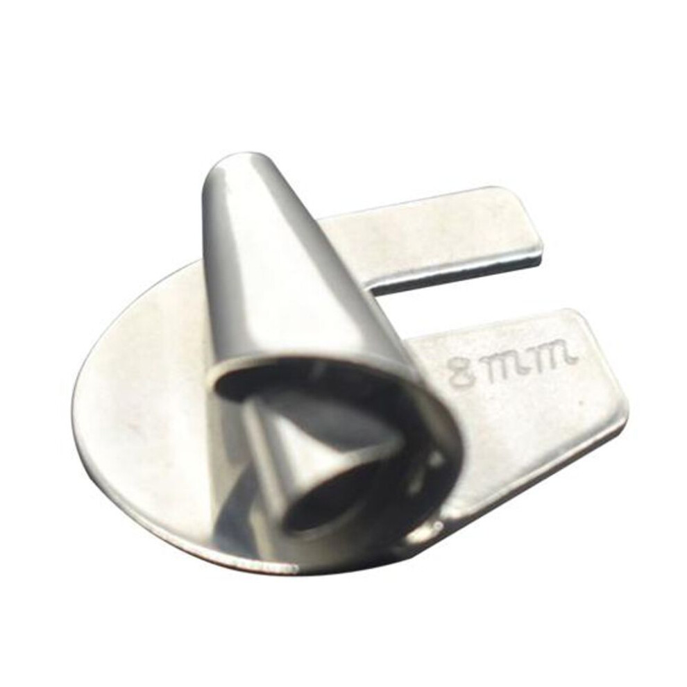 (8 mm) Sewing Rolled Hemmer Foot 3-10mm Heavy Duty Steel Industrial Household Sewing Machine Universal Wide Narrow Rolled Hem Presser Foot