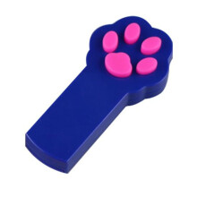 (blue) Cat Accessories Cats Kitten Claw Shape Pet Interaction Tease Funny Lasers Pointer Playing Toy Pet Products