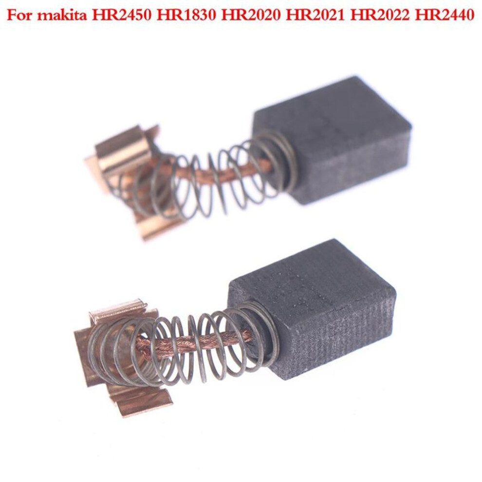 1Pair Carbon Brush Replacement For Makita Hr2450 Hr1830 Hr2020 Hr2021 Hr2022