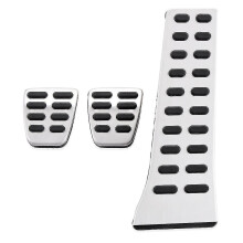 (3 pcs) At Mt Car Foot Pedals Pad Cover For Hyundai Tucson Nx4 2020 2022 Fuel Brake Gas Accelerator No Drilling Pedal Automotive - Refurbished
