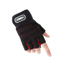(brick red, XL) Gym Gloves Fitness Weight Lifting Gloves Body Building Training Sports Exercise Cycling Sport Workout Glove for Men Women M/L/XL