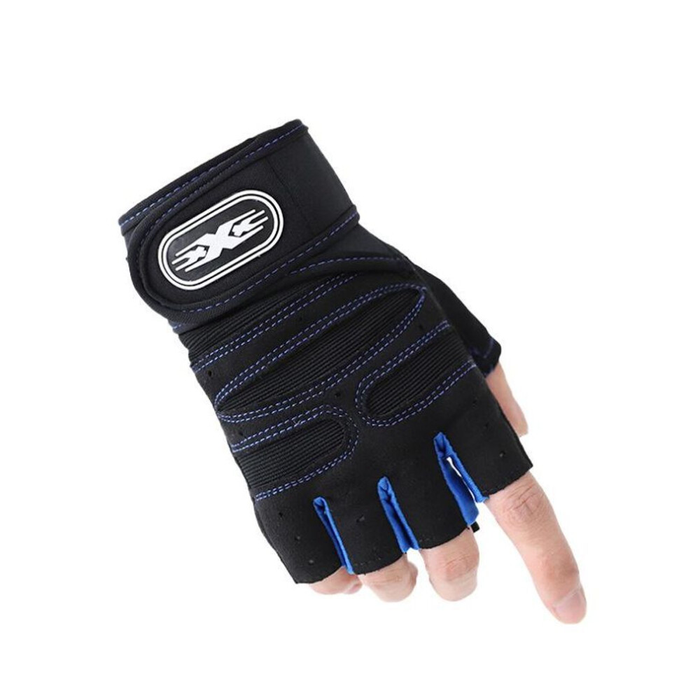 (aero, L) Gym Gloves Fitness Weight Lifting Gloves Body Building Training Sports Exercise Cycling Sport Workout Glove For Men Women M/l/xl
