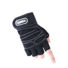 (baby powder, L) Gym Gloves Fitness Weight Lifting Gloves Body Building Training Sports Exercise Cycling Sport Workout Glove for Men Women M/L/XL