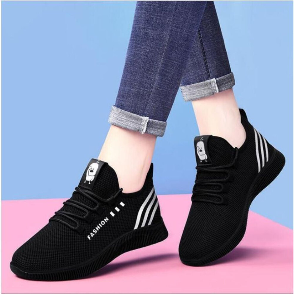 (cosmic latte, 39) Women&apos;s Breathable Non-slip Platform Fashion Casual Shoes Running Shoes Black Sneakers shoes for women