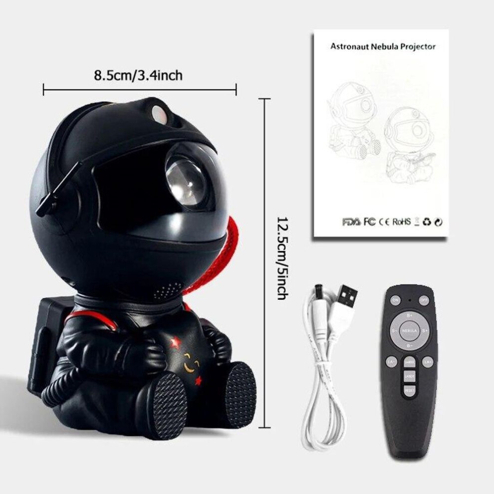 (c) Star Projector Galaxy Night Light Astronaut Space Projector Starry Nebula Ceiling Led Lamp For Bedroom Home Decorative Kids Gift