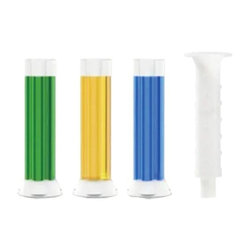 (1 Set) 3pcs Powerful Toilet Cleaner Gel Texture Bathroom Toilet Deodorant For Cleaning Odor Urine Stain Long-lasting Fresher Fragrance Descaling Cleaner