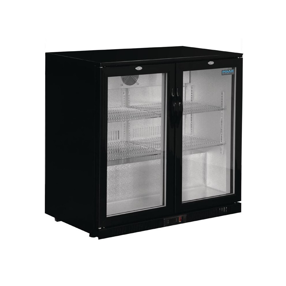 Polar G-Series Back Bar Cooler with Hinged Doors 208Ltr