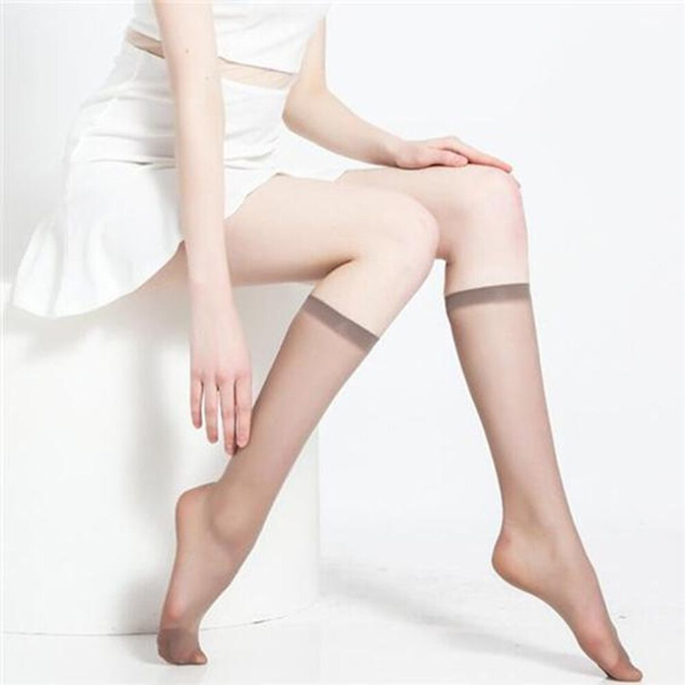 (coffee, One Size) Sexy Stockings Transparent Silk Thin Summer Nylon Stockings Female Ladies Socks for Women