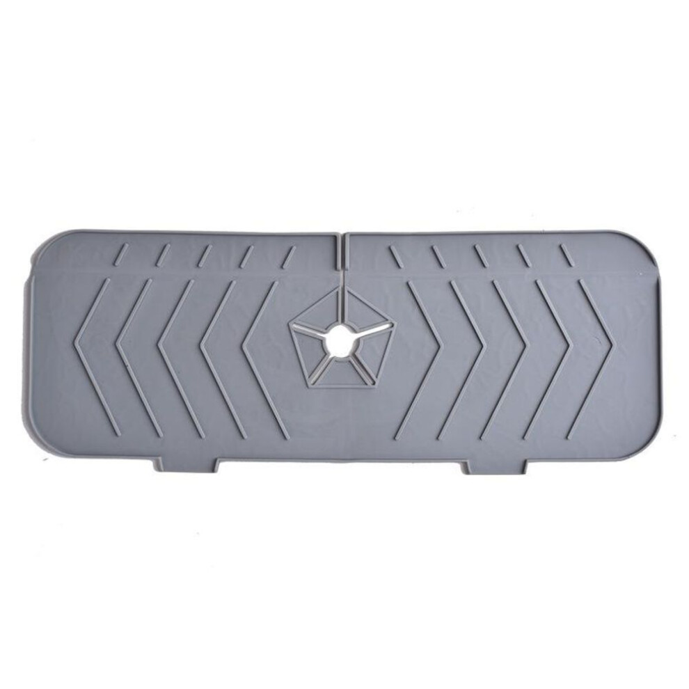 (gray) Sink Faucet Absorbent Mat Tpr Splash Guard Faucet Pad Splash Catcher Bathroom Kitchen Countertop Protector Tools