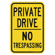 Faittoo Private Drive -kyltti sisäänpääsykieltoon