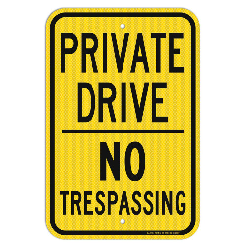 Faittoo Private Drive -kyltti sisäänpääsykieltoon