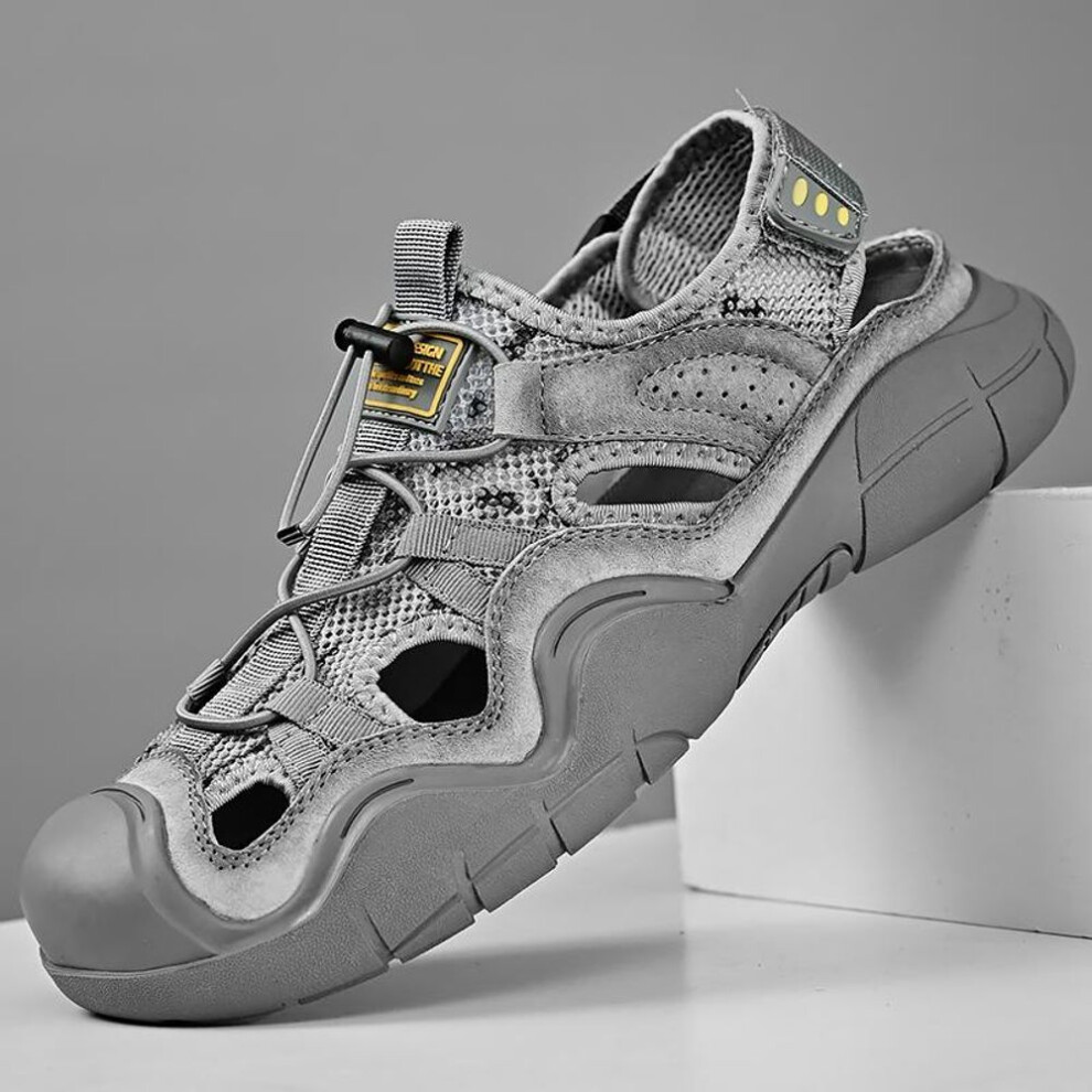 (grey, 40) Men&apos;s Casual Sandals Outdoor Beach Sandals