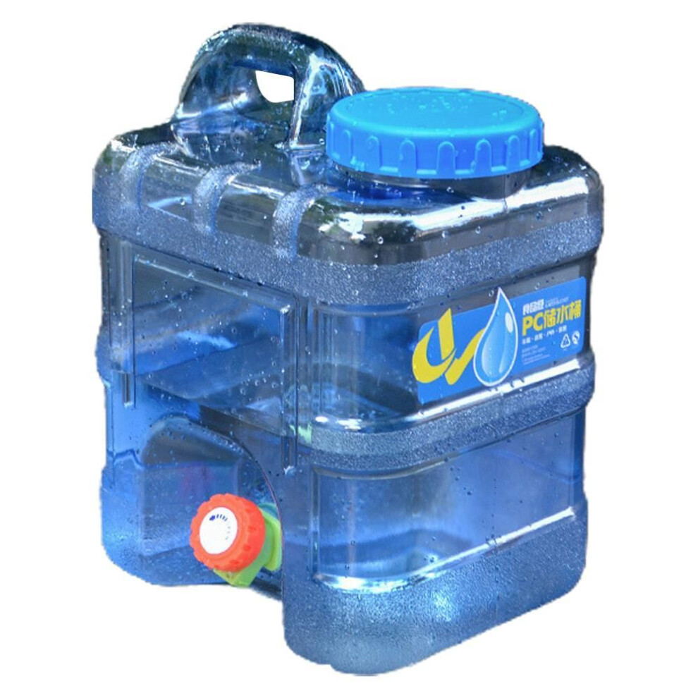 (15L) Camping Water Bucket Large Capacity Water Jug Water Storage Container With Faucet