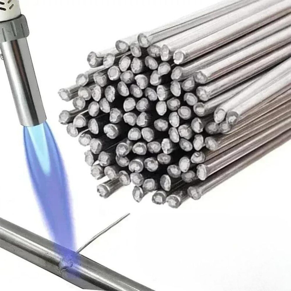 (2.0mm*33cm-0PCS) Aluminum Welding Rods Low Temperature Melt Universal Weld Bars Cored Wire Stainless Steel Copper Iron Easy Melt Soldering Tools