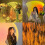 Sunset lamp , 16 colors sunset projection lamp with remote control, 27cm multi-color night light 3