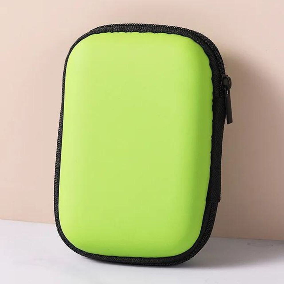 (light green, null) Card Collection Storage Bag: Poker Card Holder, Charging Cable And Headphone Organizer, Coin Purse