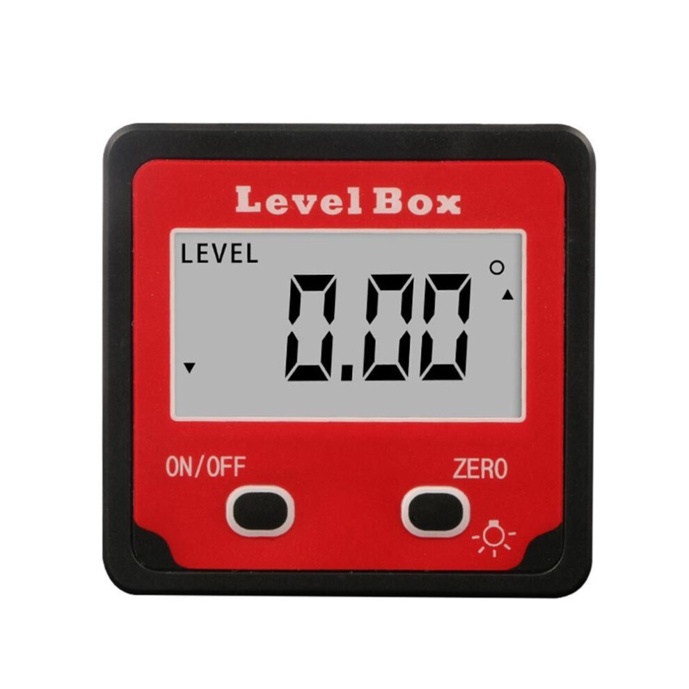 (black,red) Digital Level Protractor Inclinometer Mag-netic Level Angle Meter Angle Finder Level Box Angle
