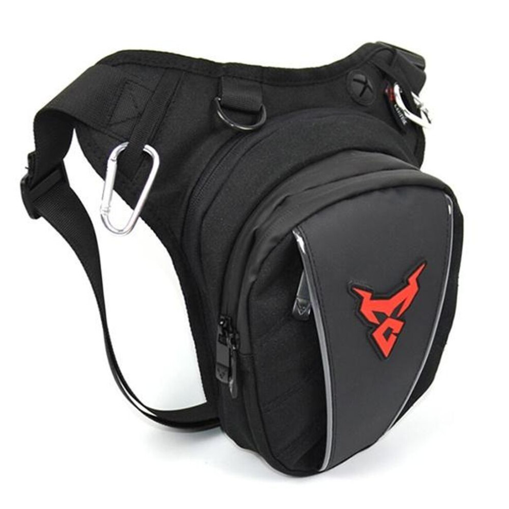 (red, L) Motorcycle Bags Outdoor Cotton Sport Leg Bag Canvas Motorcycle Pack Waist Bag Belt Fanny Purse Fanny Pack Bags Waterproof