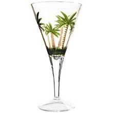 Diligence4us AS-0503 Emboss Wineglass 1 Count (pachet de 1) Palm