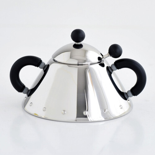 Alessi Alessi B Zuccheriera e Cucchiaio Nero 1