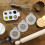 Stencils designer C317 CELTIC NODOTS STENCILS COOKIE BEIGE/Semi-transparent 3