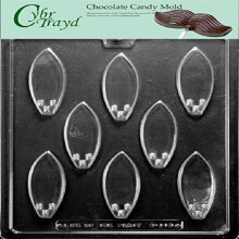 Cybrtrayd S113 Petites planches de surf Moule de bonbons au chocolat avec des instructions exclusives de moulage au chocolat protege par les droi