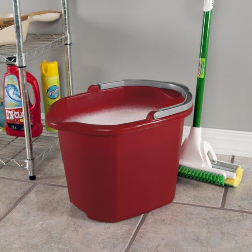 STERILITE 11215806 Secchio con beccuccio Dua ROSSO 16QT 1