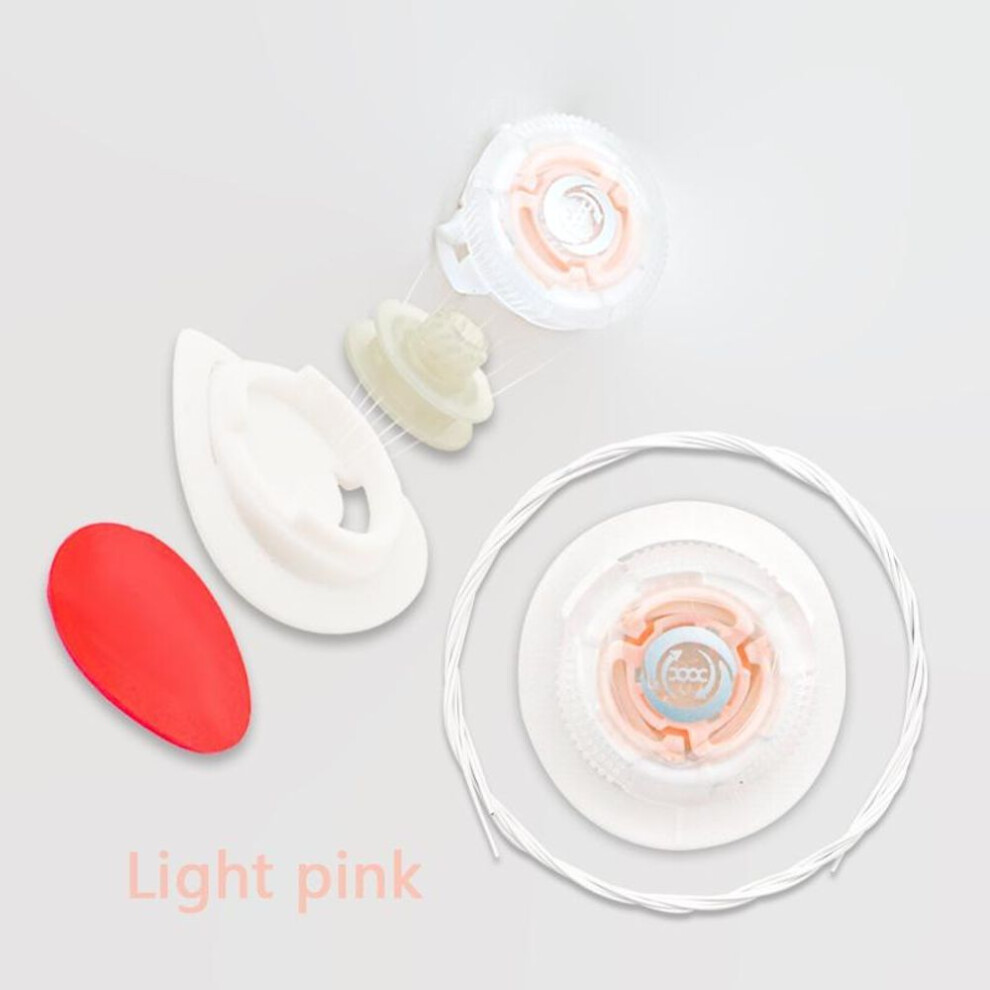 (light pink, CHINA) 2024 New Automatic Laces Sneakers Swivel Buckle Shoelaces Without Ties Adults Kids Lazy No Tie Shoe Laces Shoe Accessories 1pair