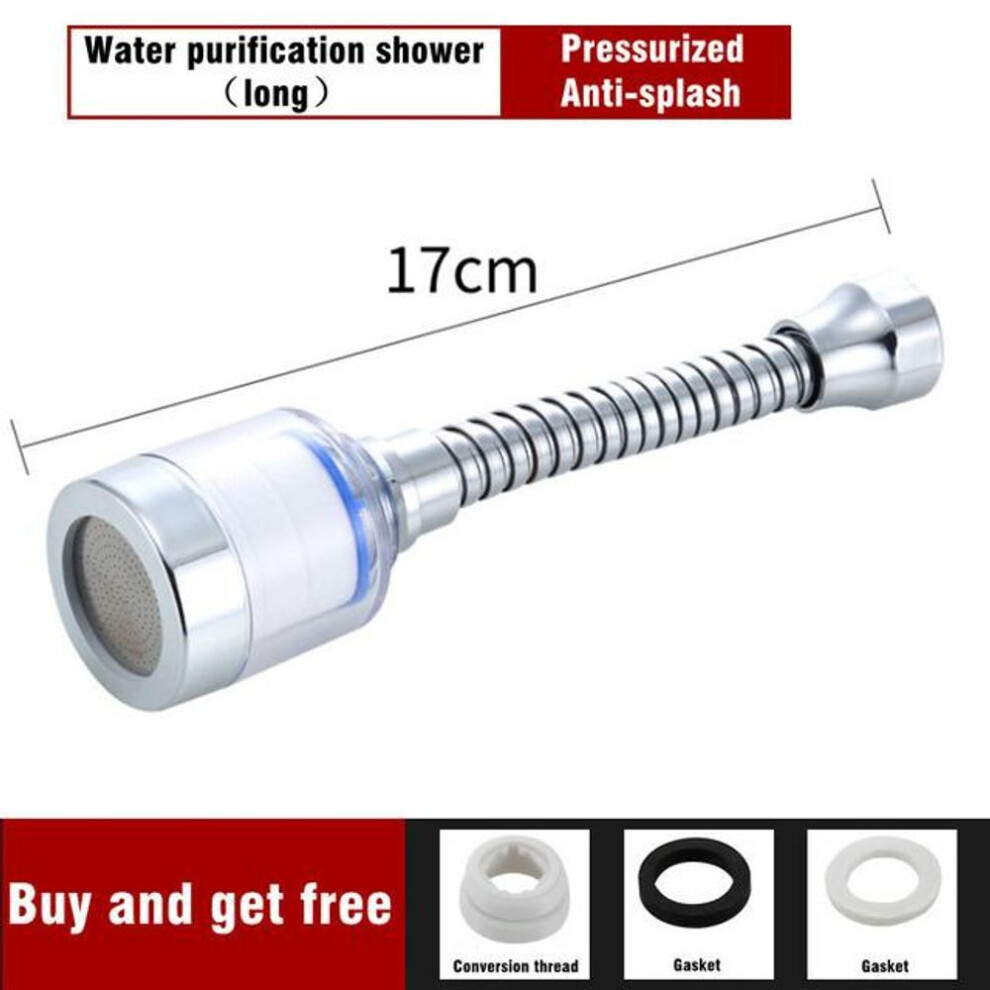 (Long Type) New Faucet Water Filter Remove Chlorine Heavy Metals Filtered Showers Head Soften For Hard Water Bath Filtration Purifier