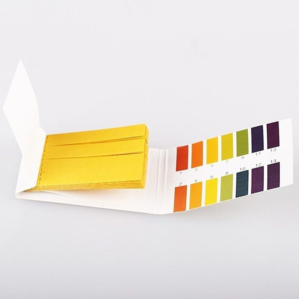 (1PC) Aquarium Water Ph Test Strips Full Range Litmus Paper 1-14 Acidic Alkaline Lab Soil Body Tester