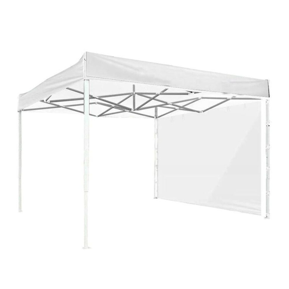 (white) Instant  Sunwall 3x2m/118.11x78.74inch Oxford Cloth Folding Sunscreen Cover For Camping Tent Canopy